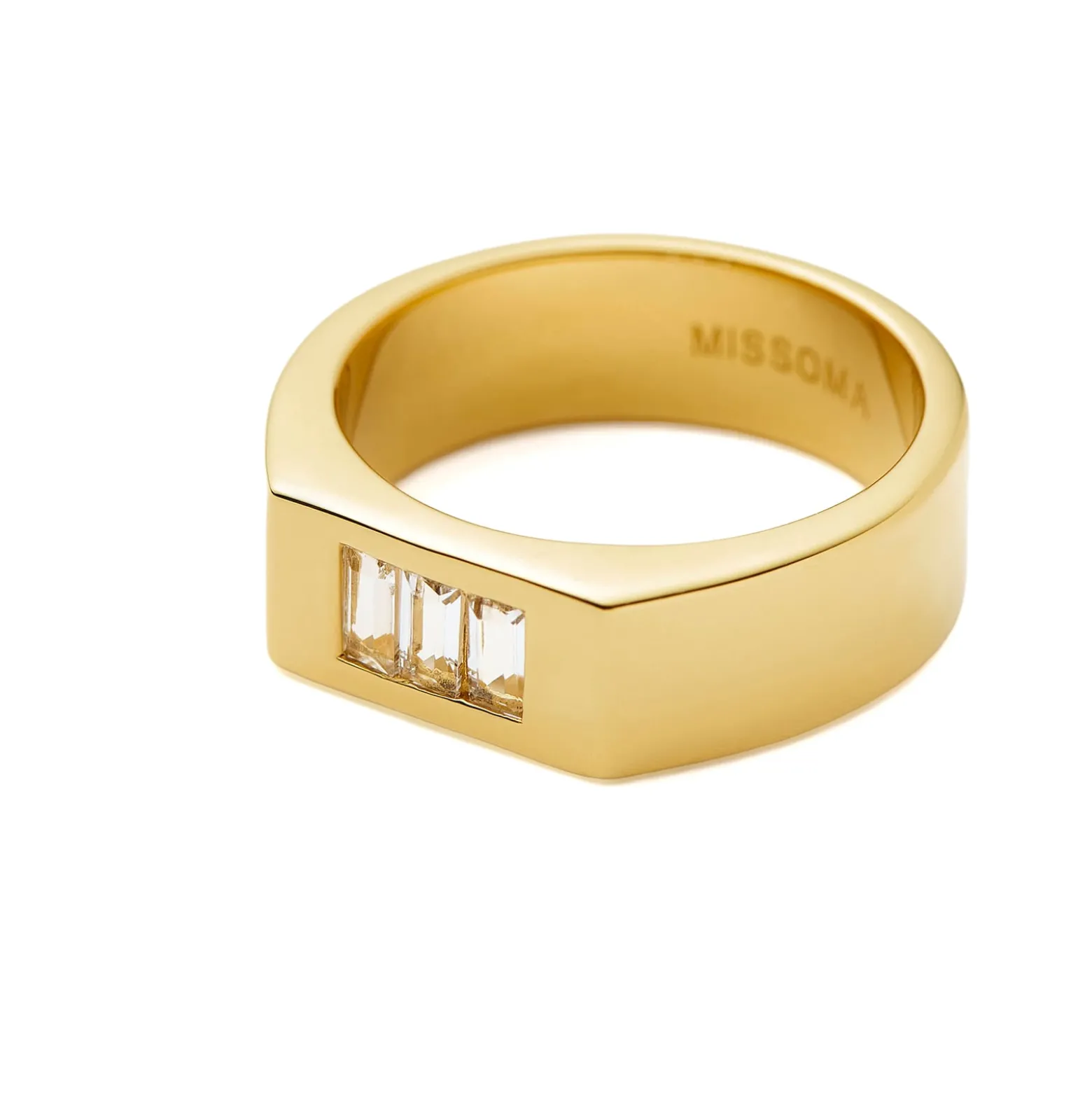 Missoma x Lucy Williams Triple Stone Chunky Ring