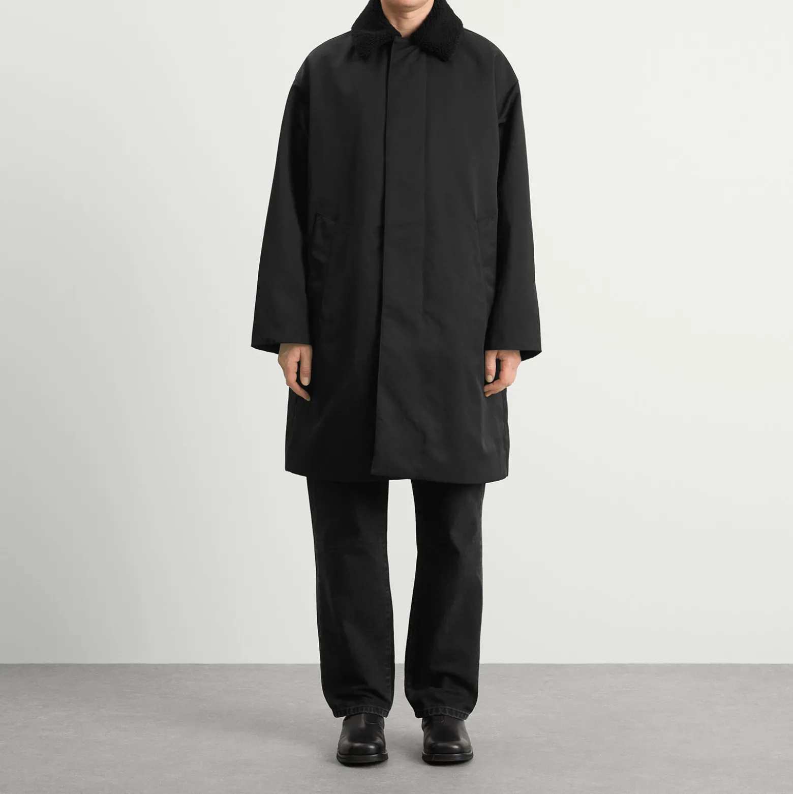 MKI Padded Nylon Overcoat