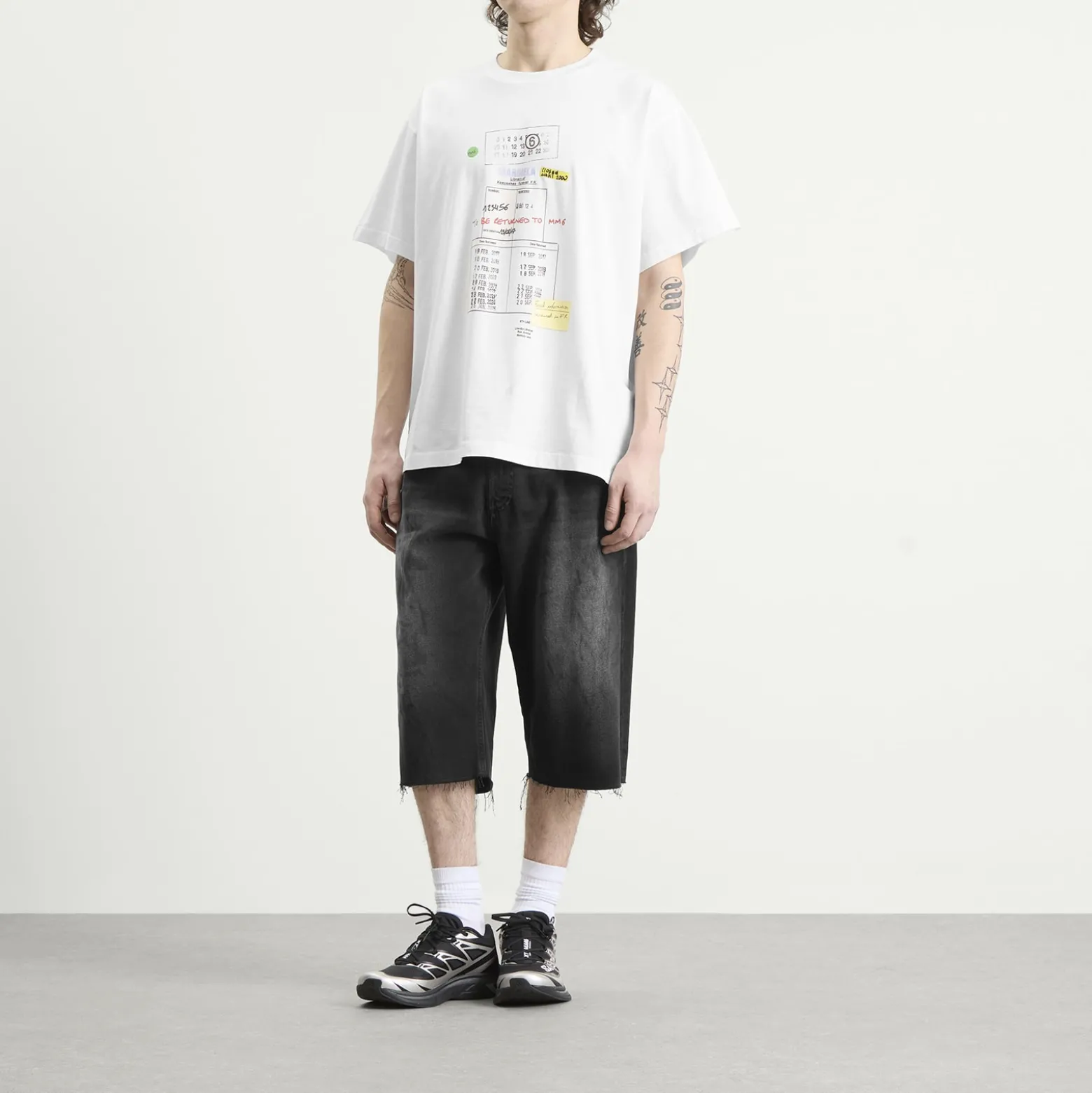 MM6 Maison Margiela Bermuda Denim Shorts