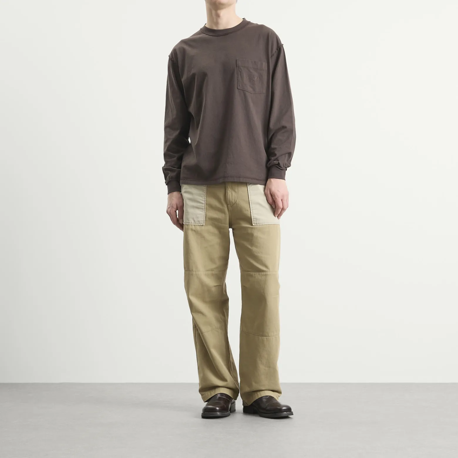 MM6 Maison Margiela Cotton Contrast Workwear Pant