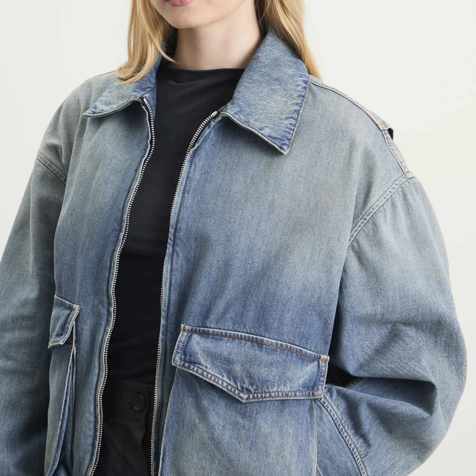 MM6 Maison Margiela Denim Zip Jacket