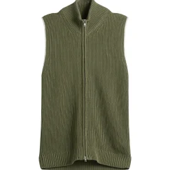 MM6 Maison Margiela Knitted Ribbed Zip Vest
