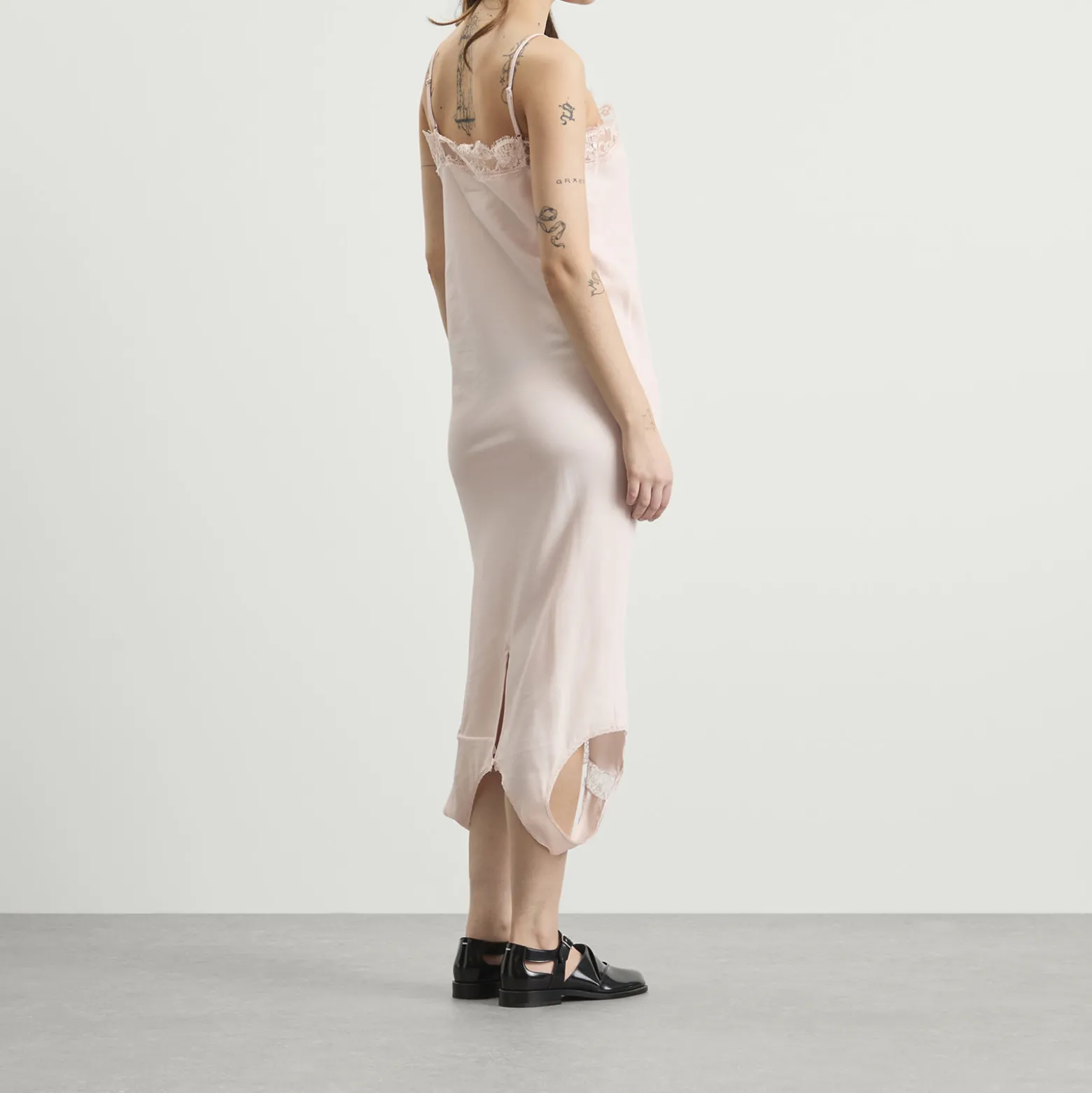 MM6 Maison Margiela Lace Cami Midi Dress