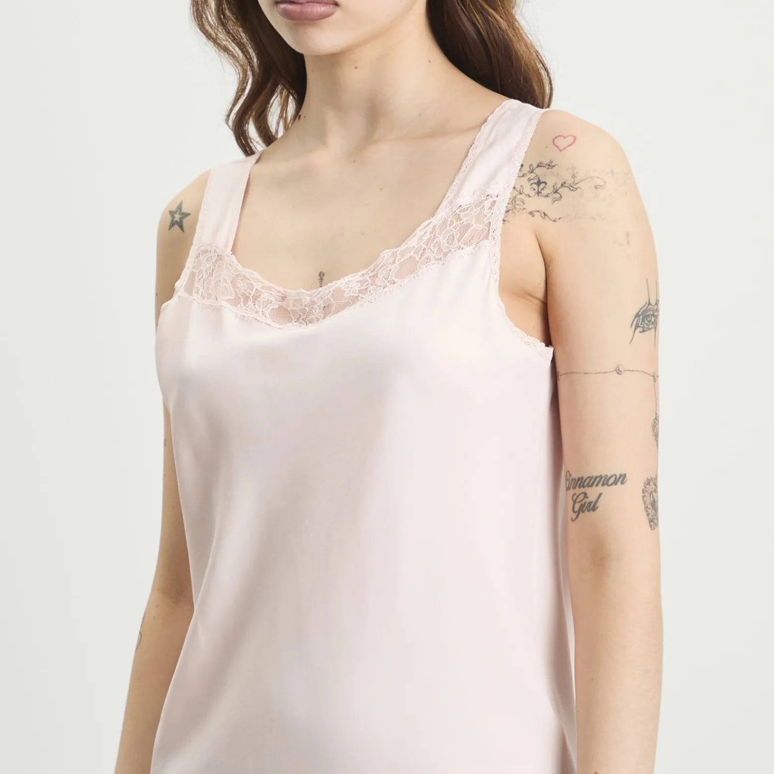 MM6 Maison Margiela Lace Cami Midi Dress