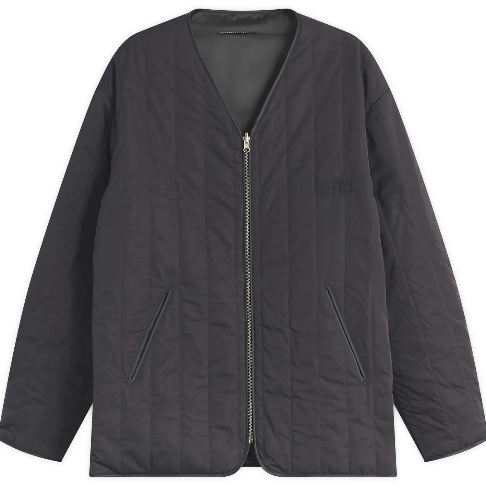 MM6 Maison Margiela Light Padded Collarless Jacket