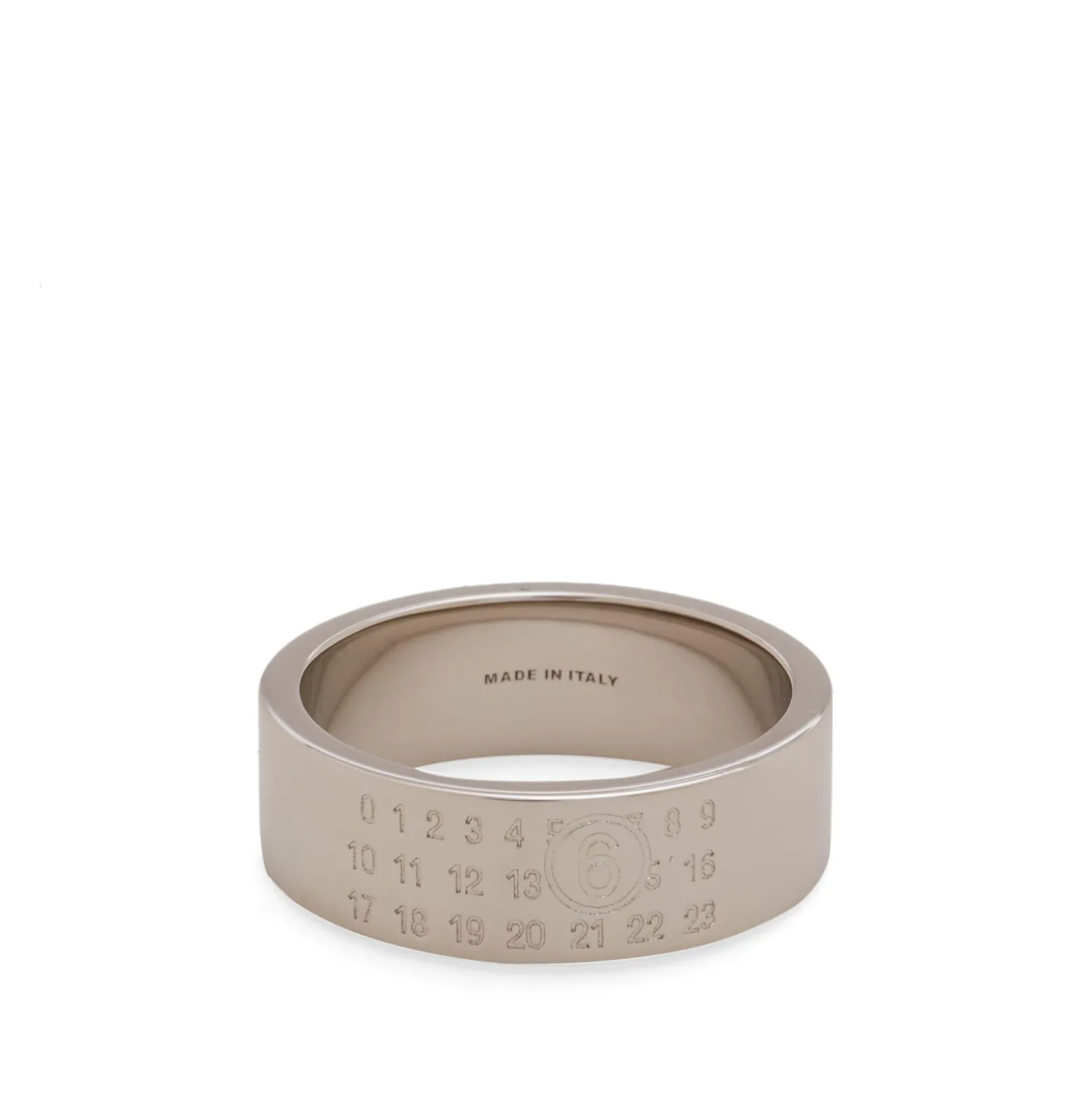 MM6 Maison Margiela Minimal Logo 8mm Ring