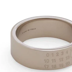 MM6 Maison Margiela Minimal Logo 8mm Ring