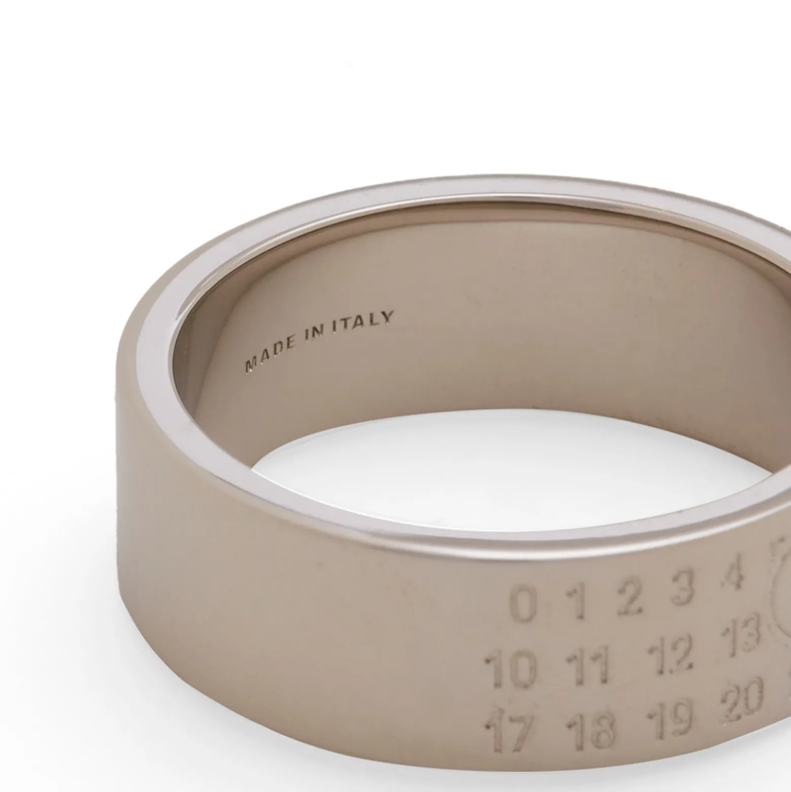 MM6 Maison Margiela Minimal Logo 8mm Ring