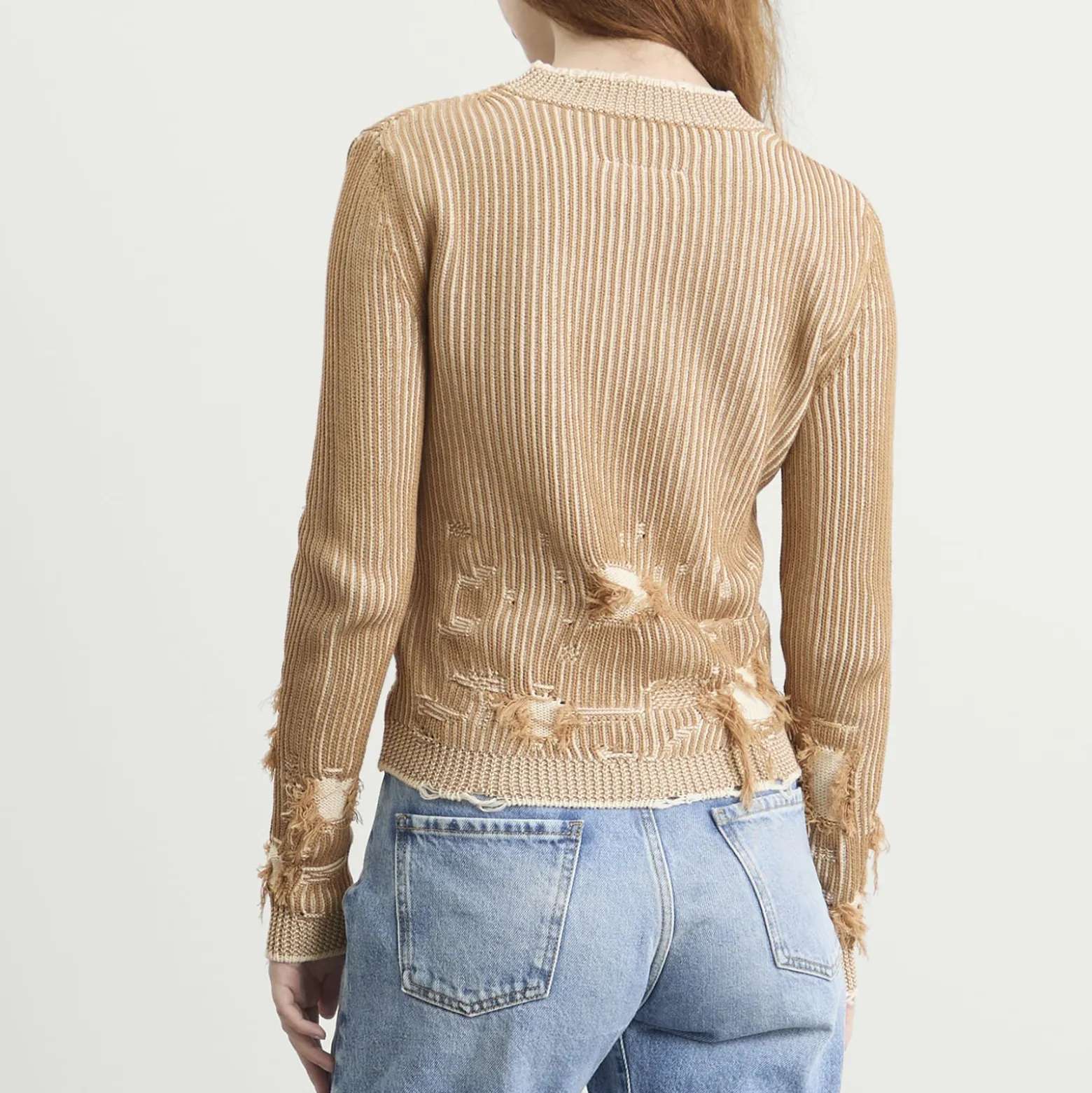 MM6 Maison Margiela Shredded Knit Jumper