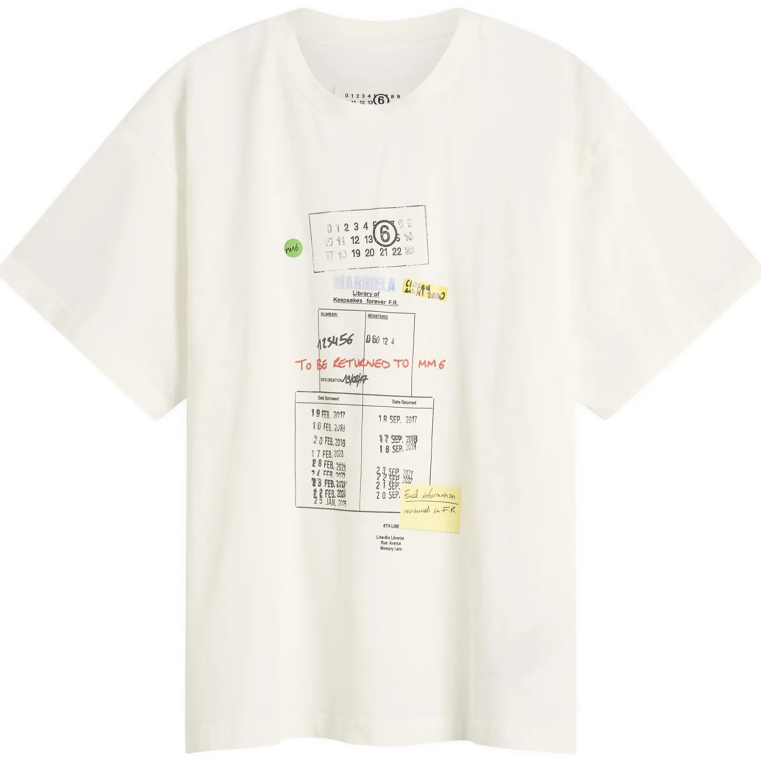 MM6 Maison Margiela Tailored Labels T-Shirt