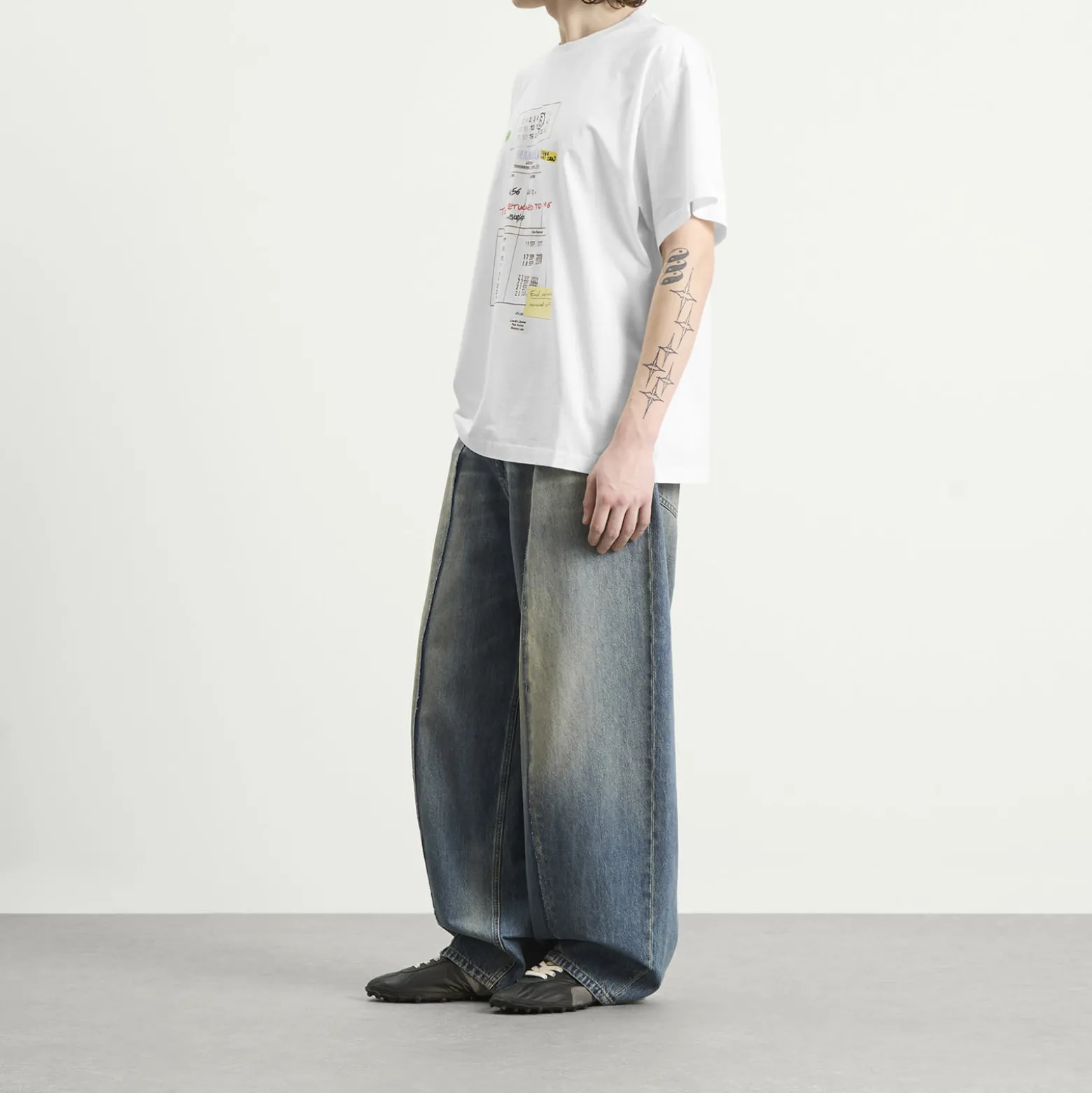 MM6 Maison Margiela Wide Leg Jeans