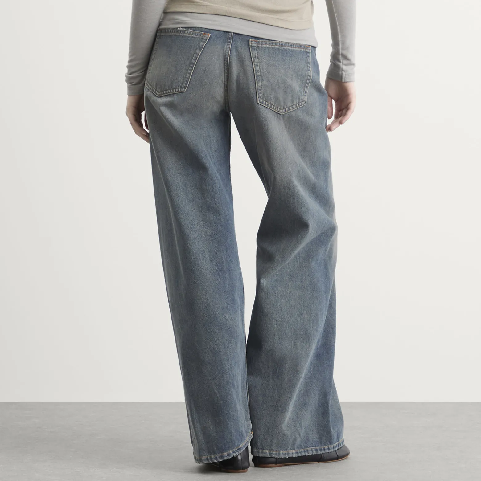 MM6 Maison Margiela Wide Leg Jeans