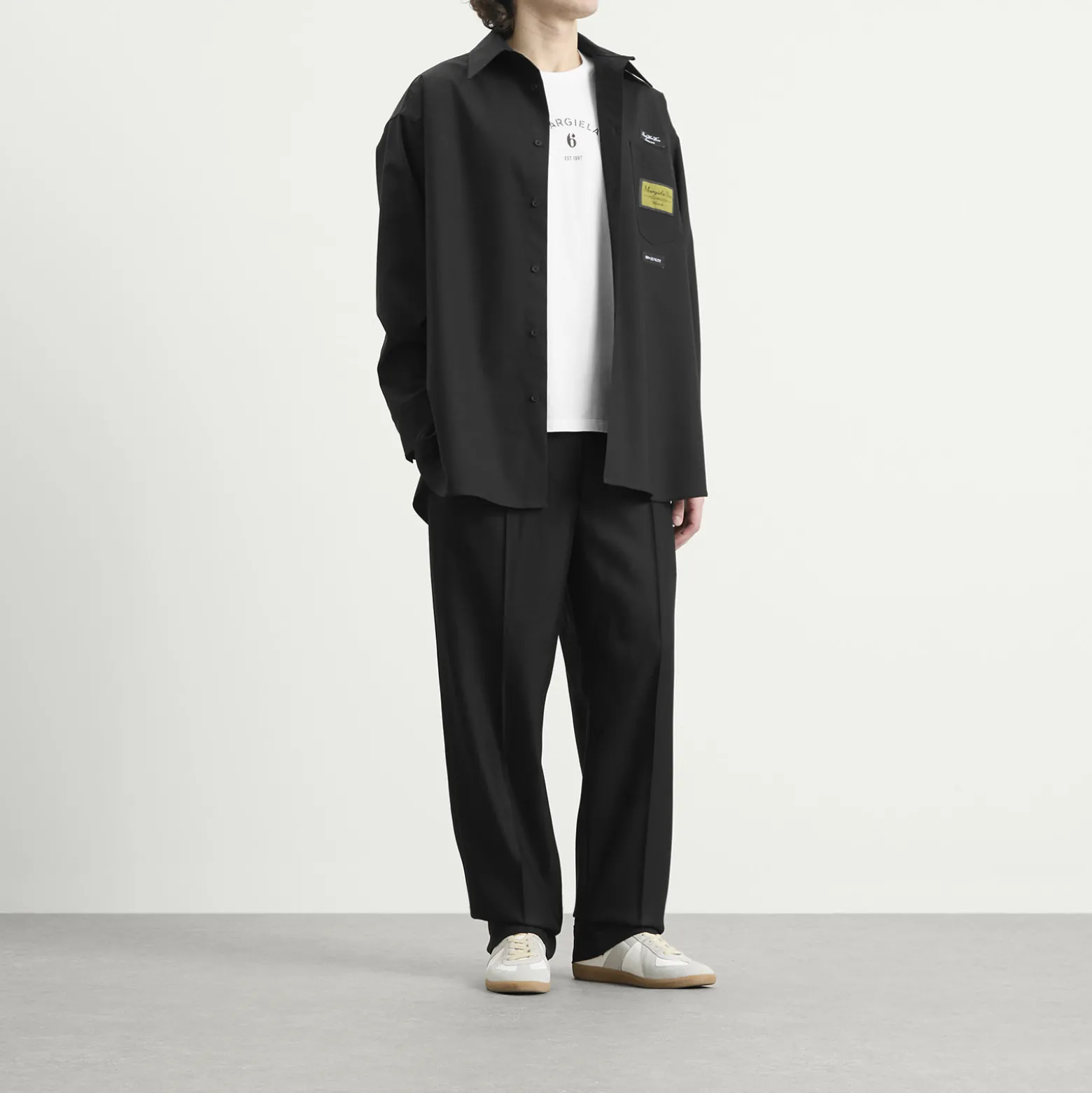 MM6 Maison Margiela Wool Blend Tailored Shirt