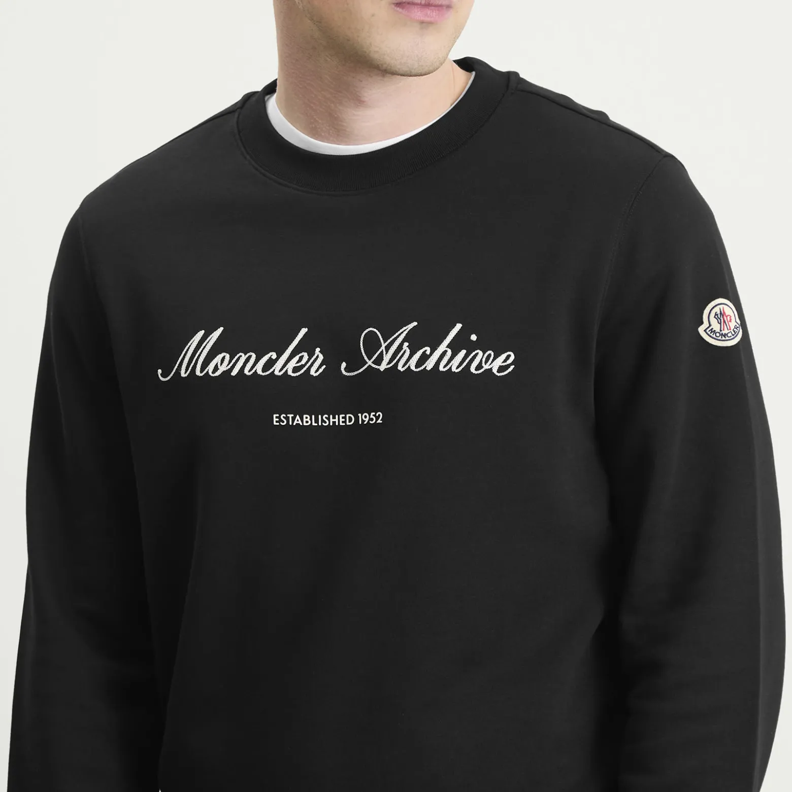 Moncler Archive Embroidered Logo Sweatshirt