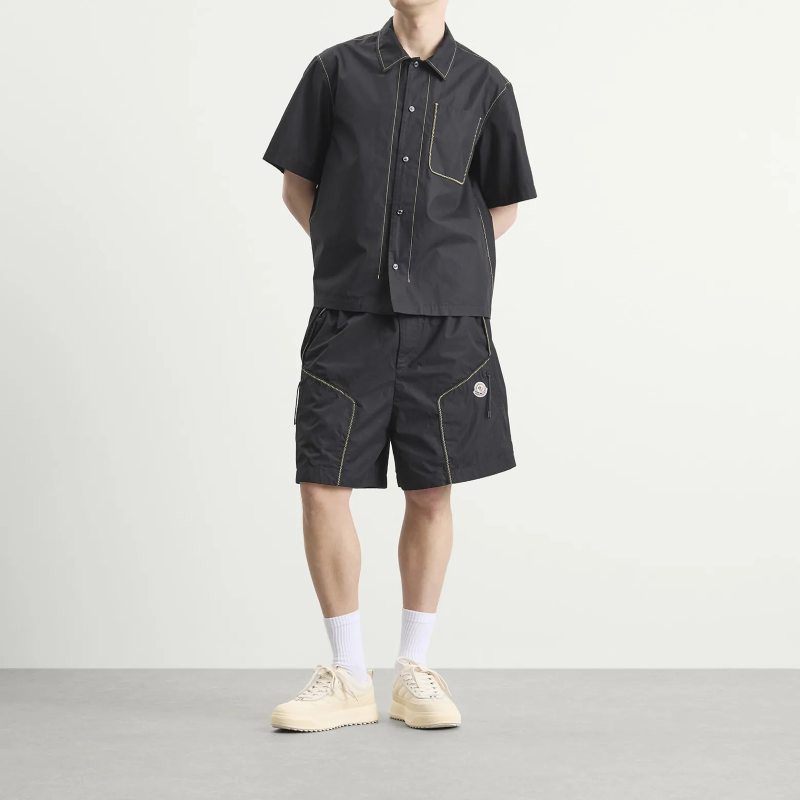 Moncler Contrast Stitch Shirt