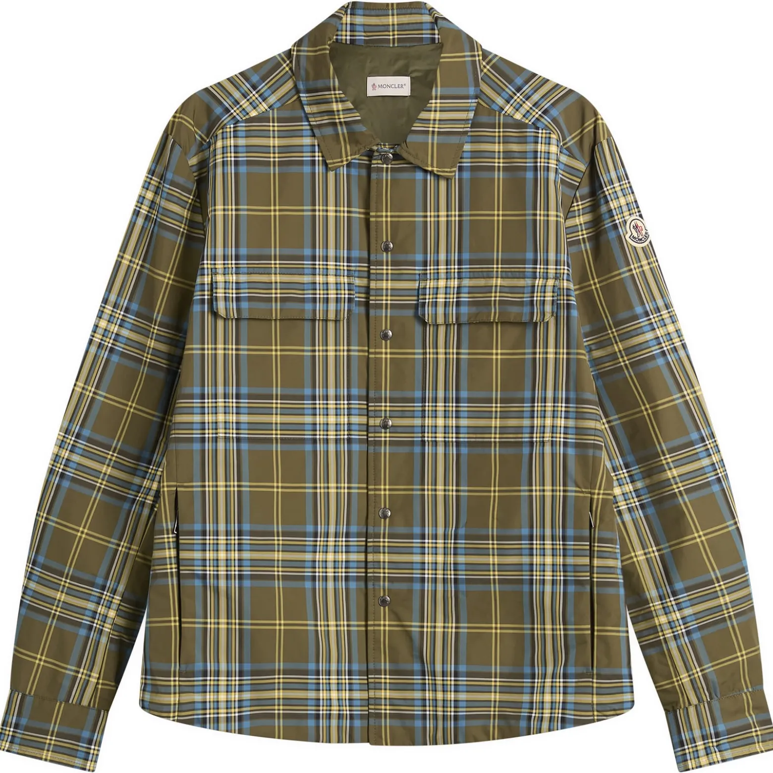 Moncler Eco Nylon Check Shirt Jacket