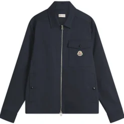 Moncler Gabardine Cotton Shirt Jacket
