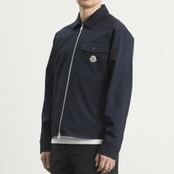 Moncler Gabardine Cotton Shirt Jacket