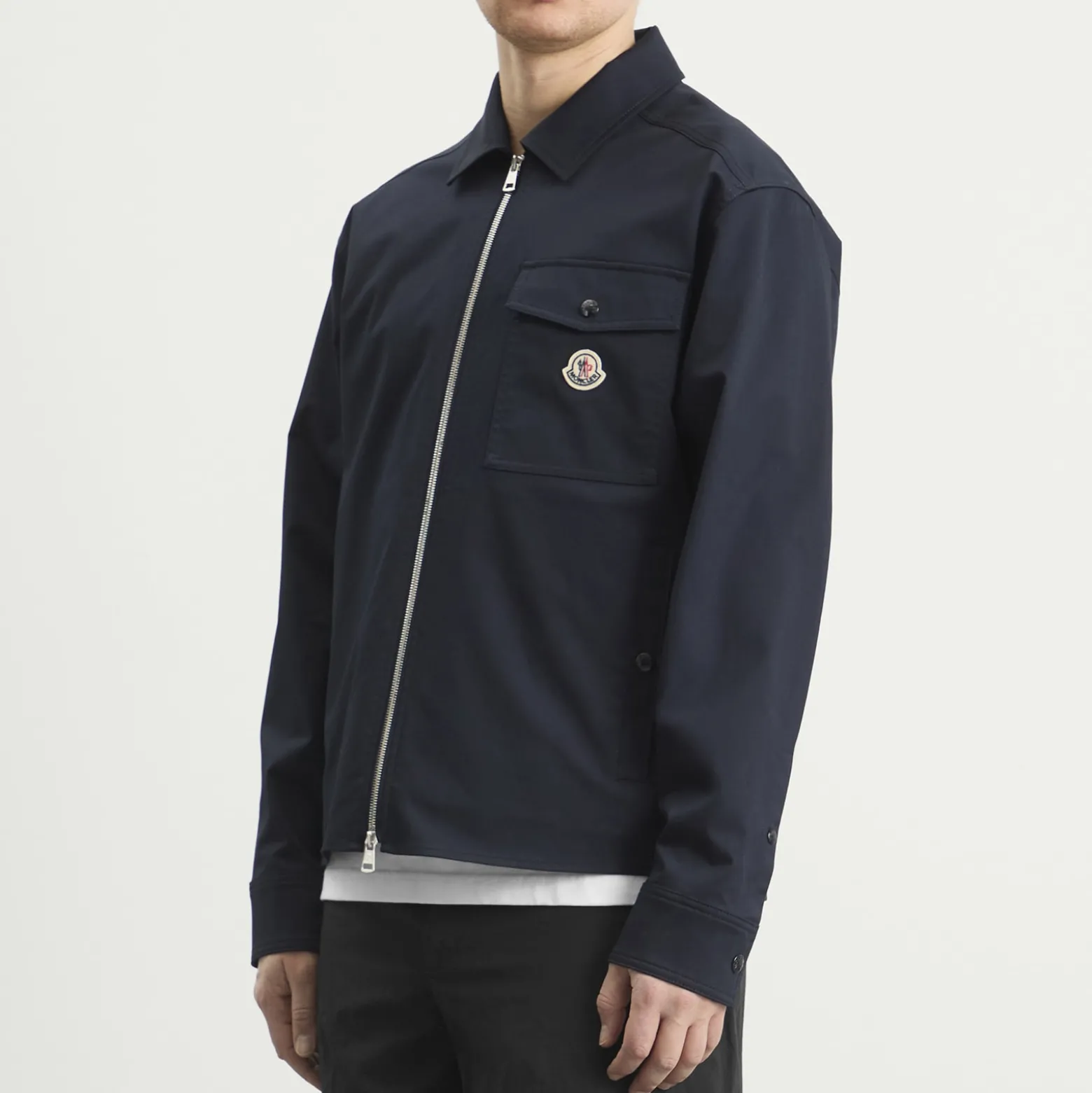 Moncler Gabardine Cotton Shirt Jacket