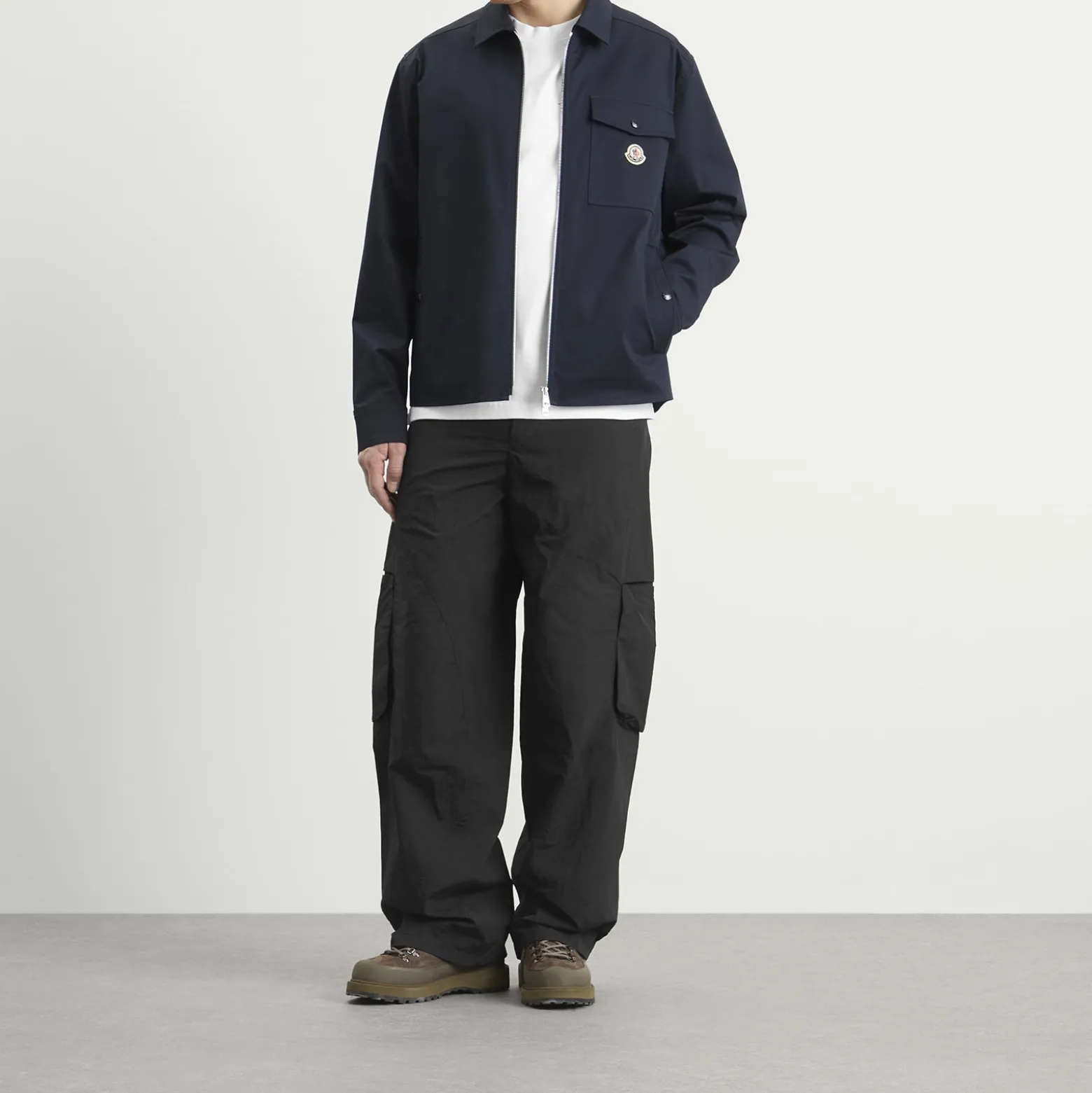 Moncler Gabardine Cotton Shirt Jacket