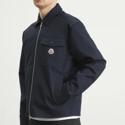 Moncler Gabardine Cotton Shirt Jacket