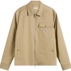 Moncler Gabardine Cotton Shirt Jacket
