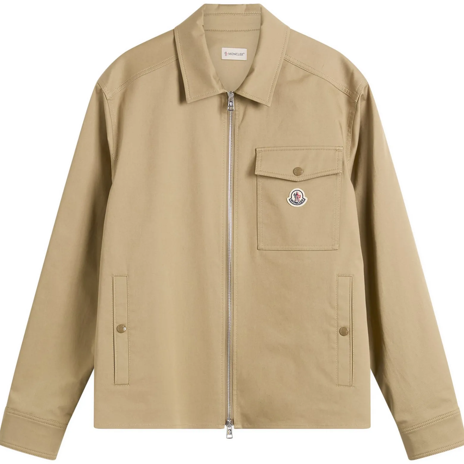 Moncler Gabardine Cotton Shirt Jacket