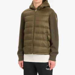 Moncler Hybrid Zip Through Hooded Jacket
