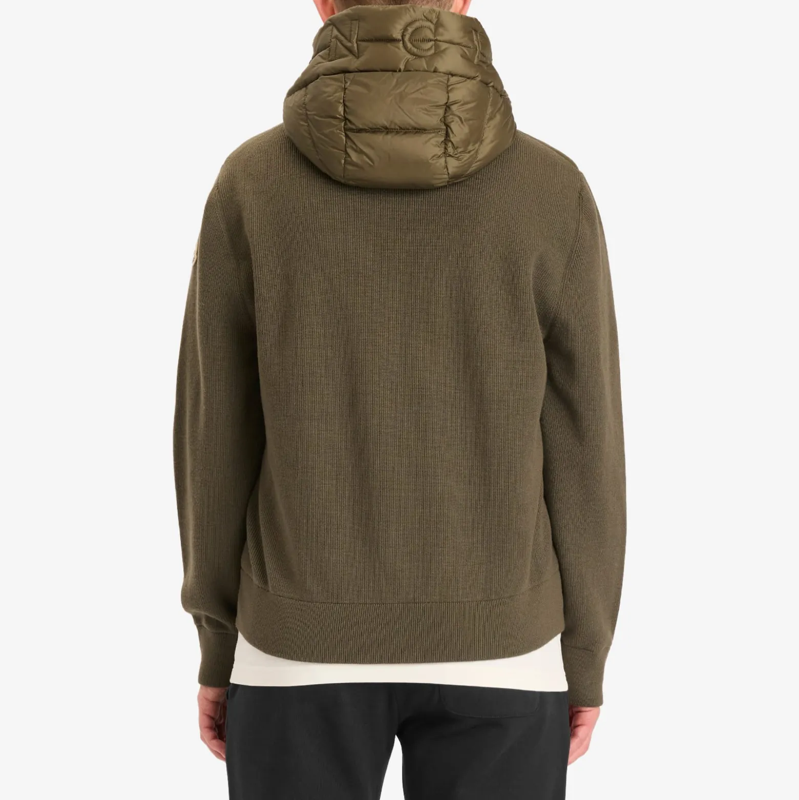 Moncler Hybrid Zip Through Hooded Jacket