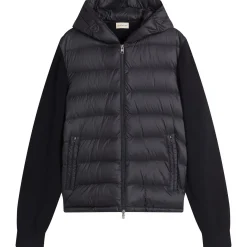 Moncler Hybrid Zip Through Hooded Jacket
