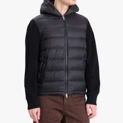 Moncler Hybrid Zip Through Hooded Jacket
