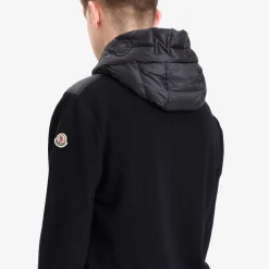 Moncler Hybrid Zip Through Hooded Jacket