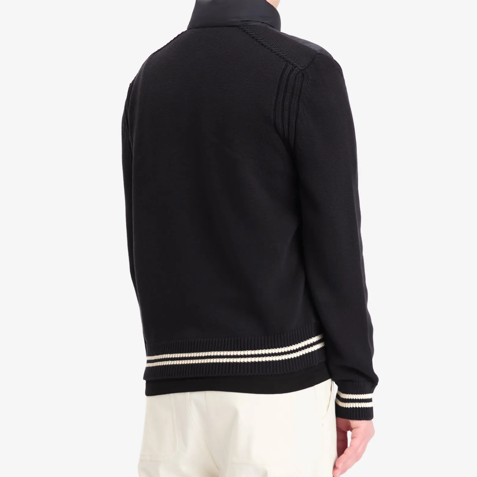 Moncler Hybrid Zip Through Jacket
