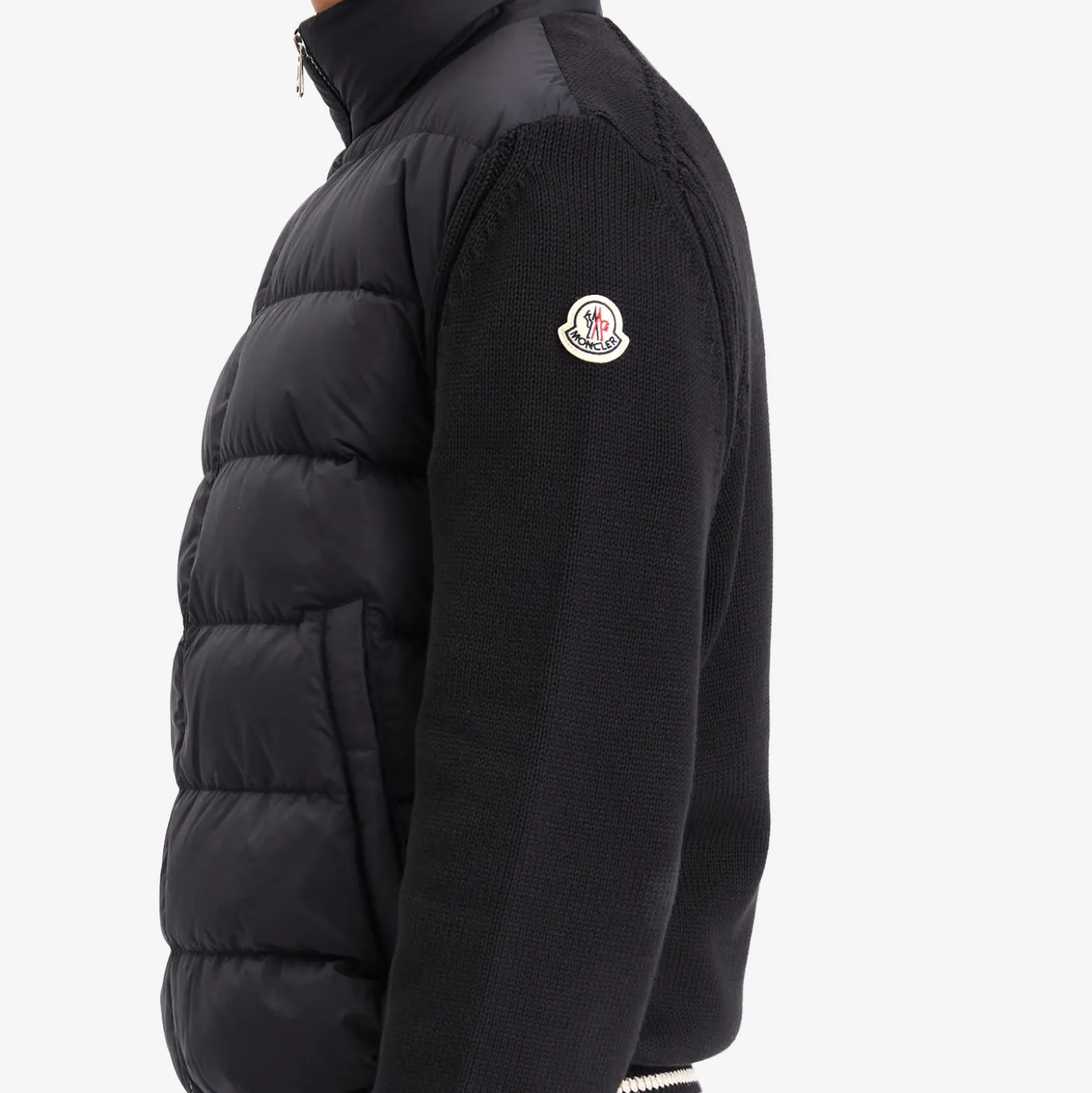 Moncler Hybrid Zip Through Jacket
