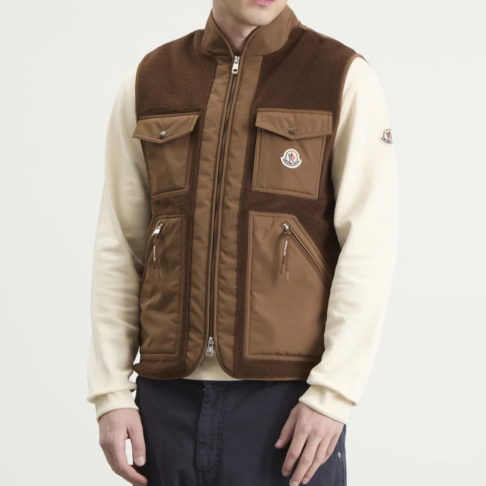 Moncler Karakai Teddy Fleece Vest