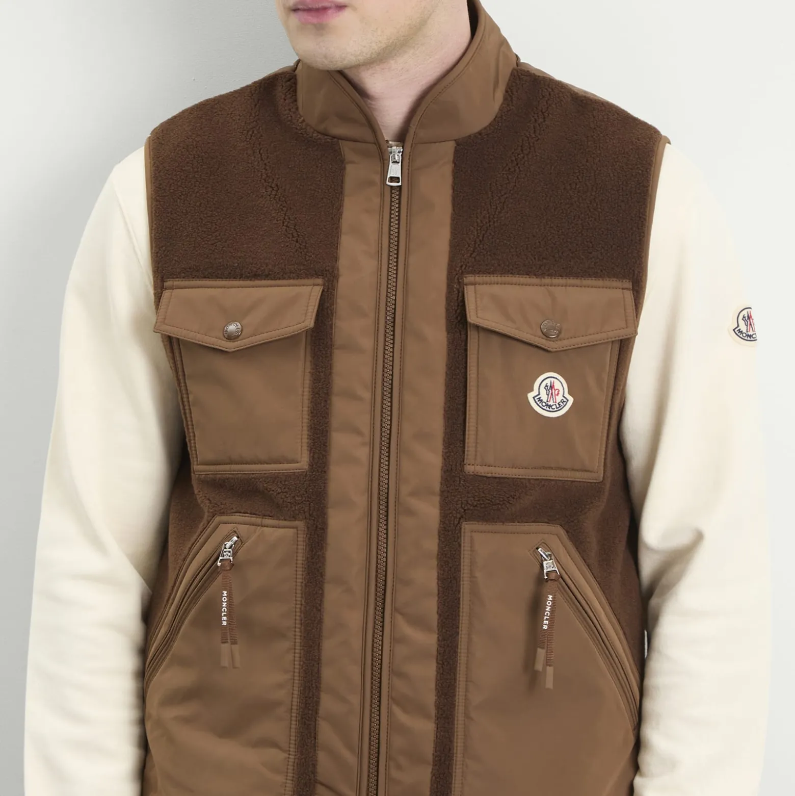 Moncler Karakai Teddy Fleece Vest