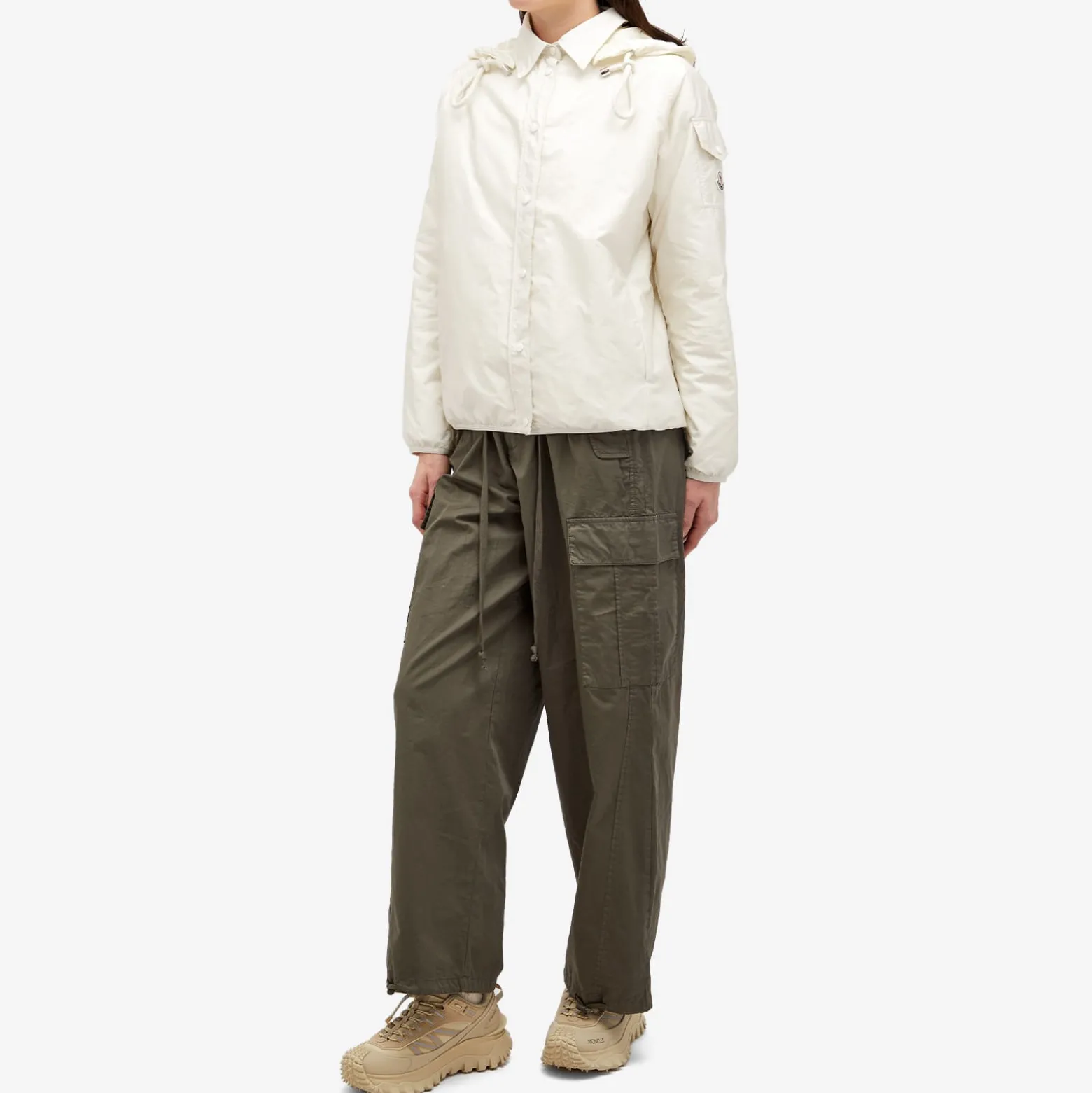 Moncler Lightweight Nylon Shirt Jacket