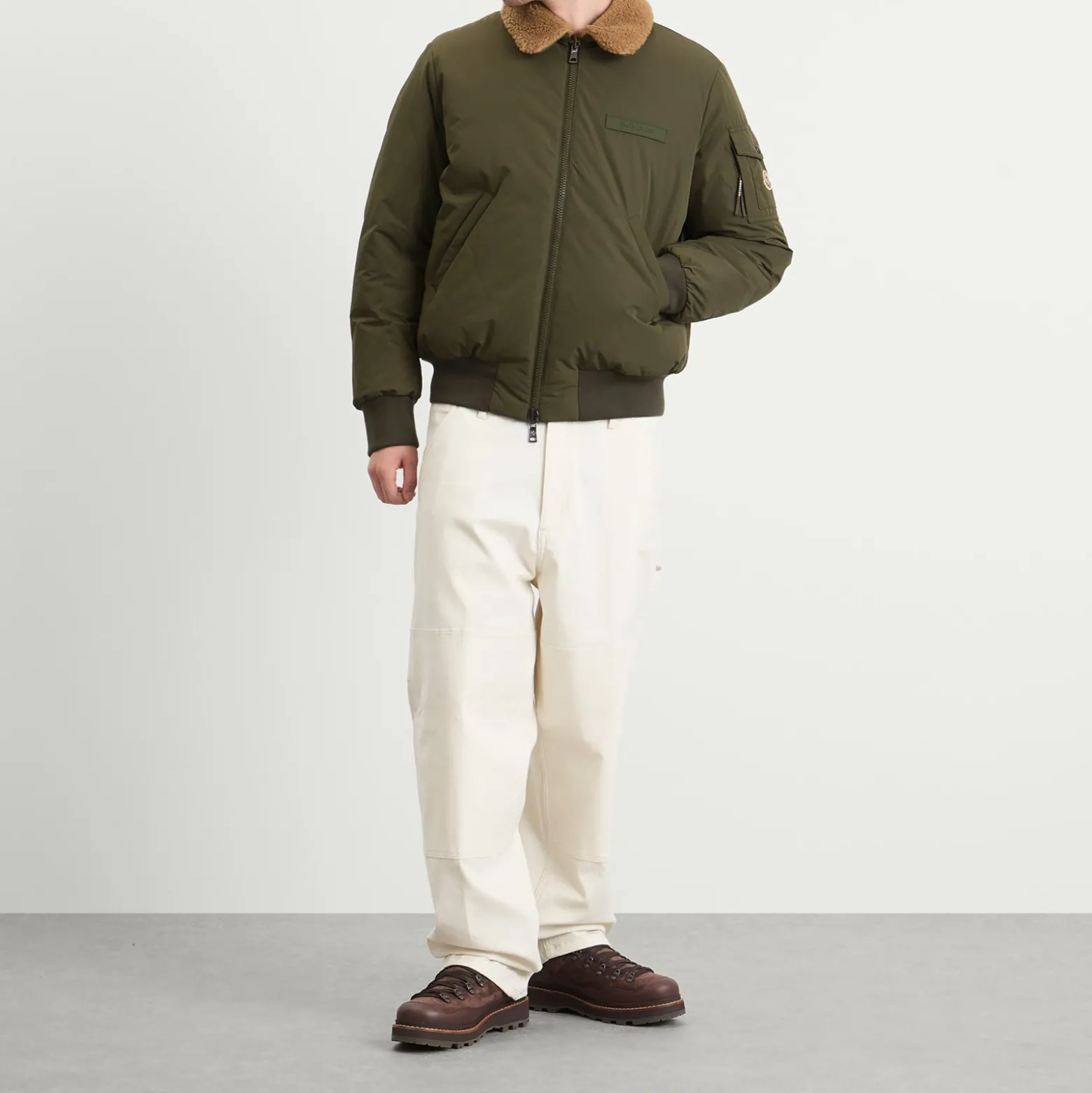 Moncler Maulevrier Bomber Reversible Teddy Jacket