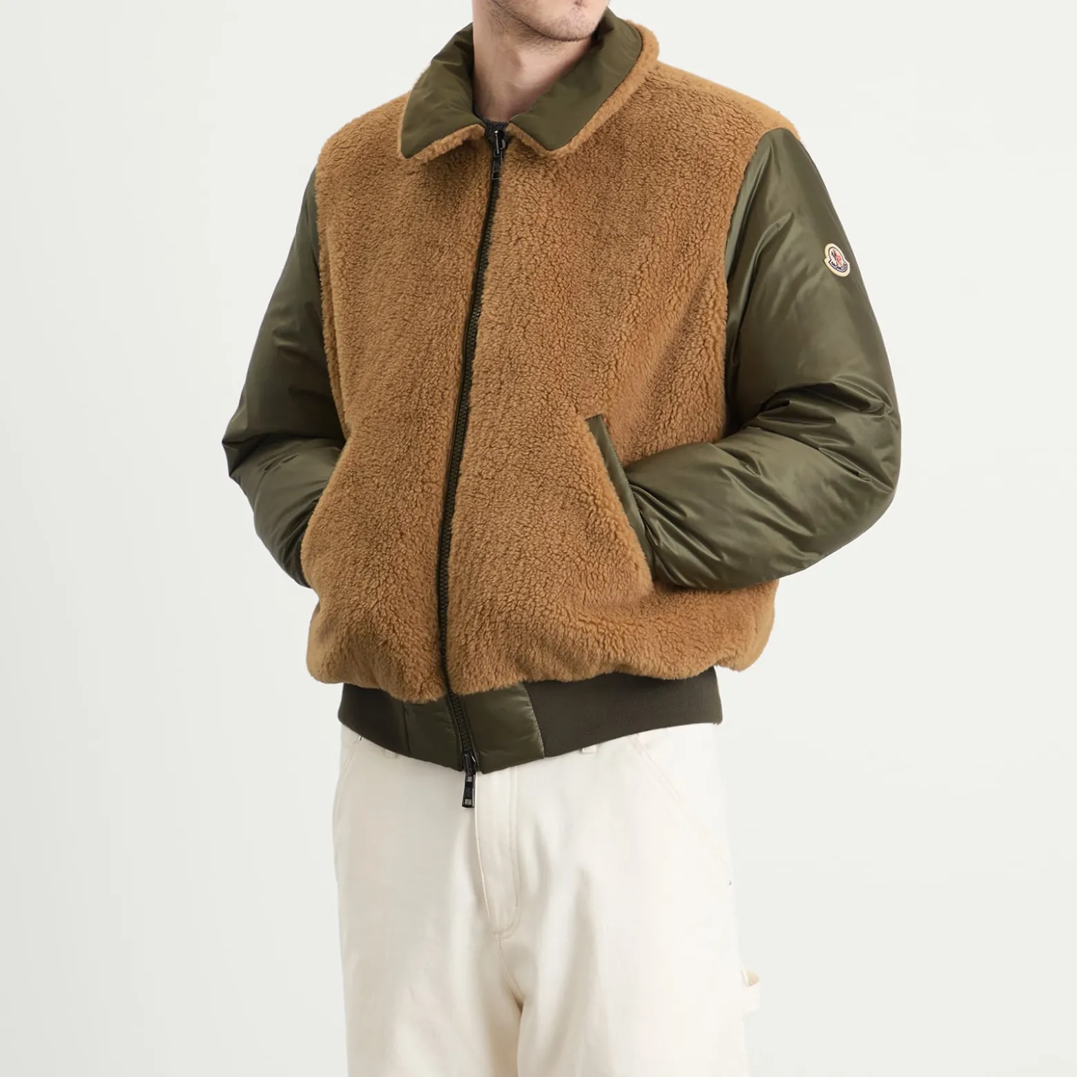 Moncler Maulevrier Bomber Reversible Teddy Jacket