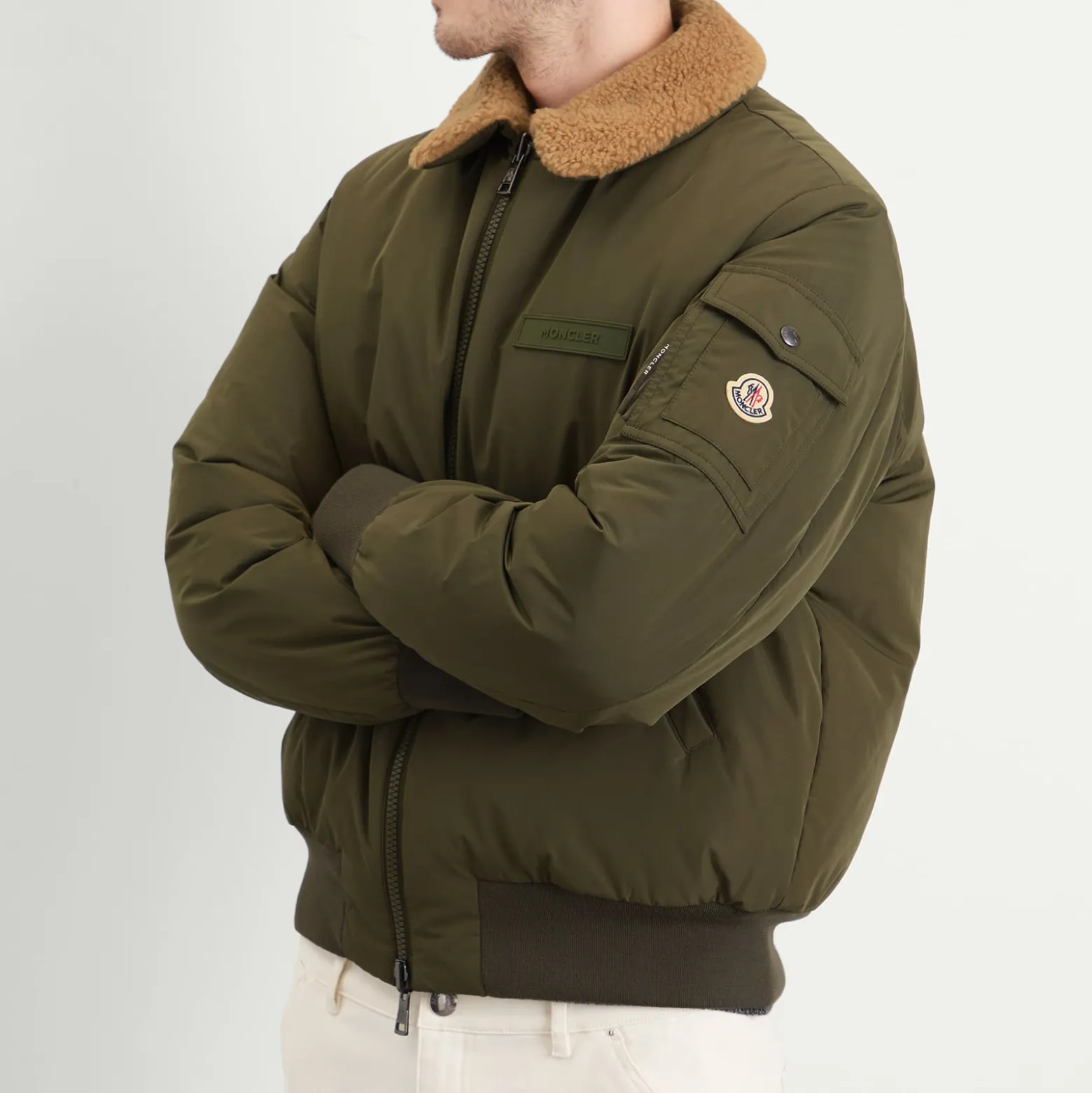 Moncler Maulevrier Bomber Reversible Teddy Jacket