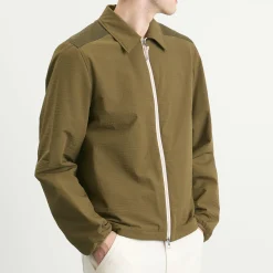 Moncler Nylon Seersucker Shirt