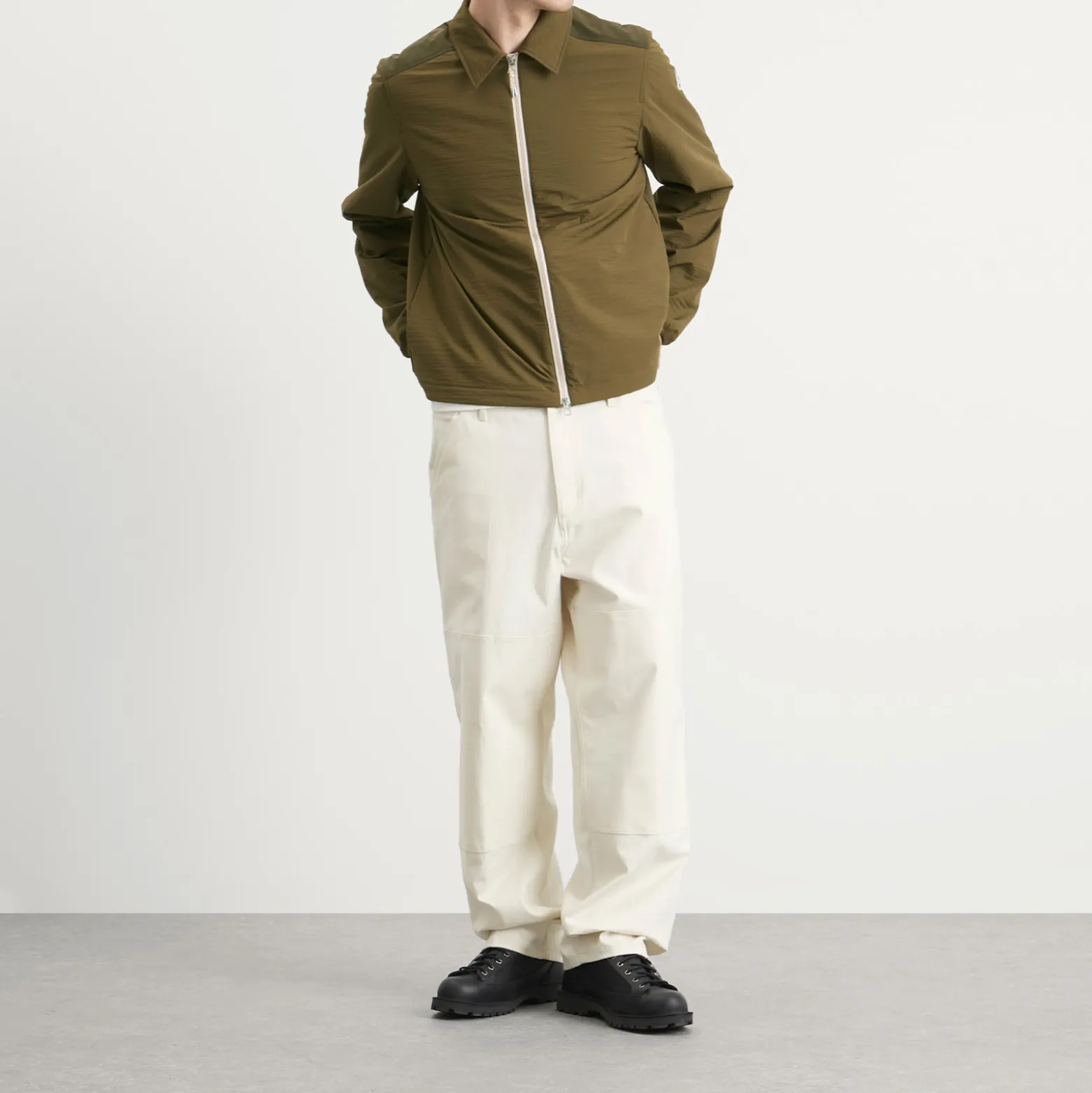Moncler Nylon Seersucker Shirt