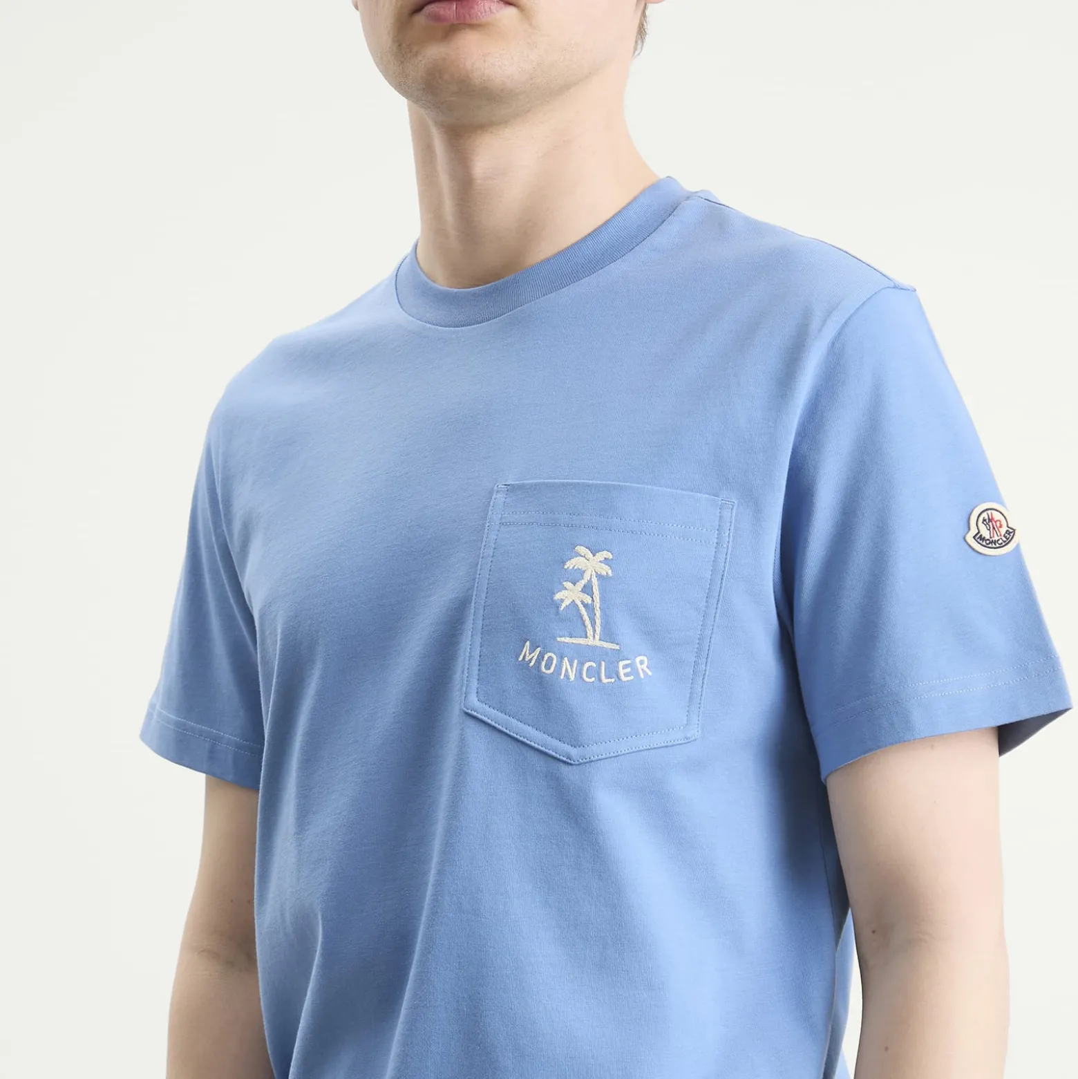 Moncler Palm Logo Pocket T-Shirt