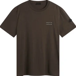Moncler Stripe Logo Short Sleeve T-Shirt