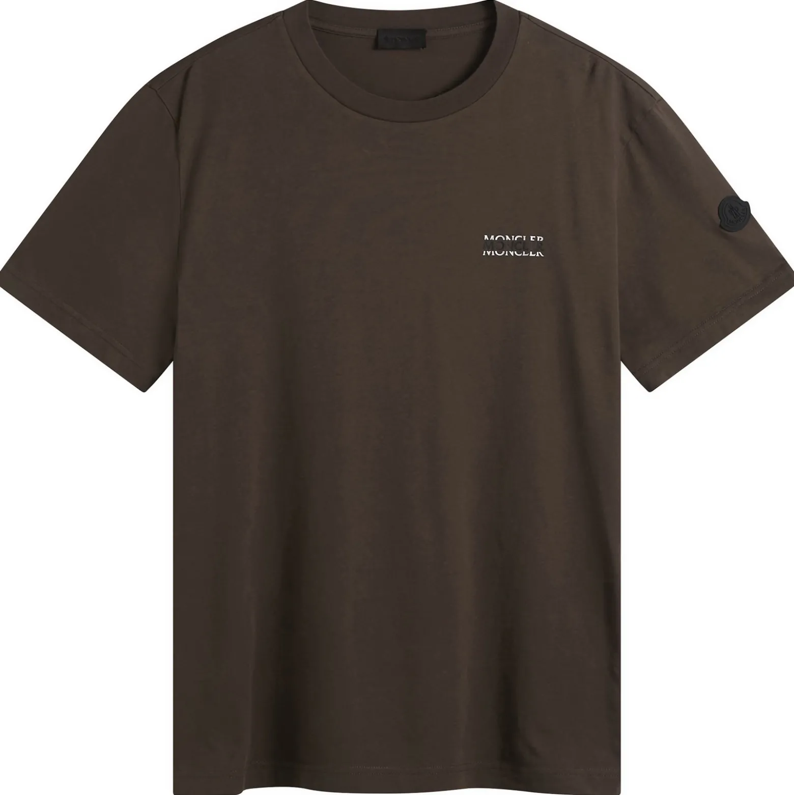 Moncler Stripe Logo Short Sleeve T-Shirt