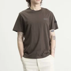 Moncler Stripe Logo Short Sleeve T-Shirt