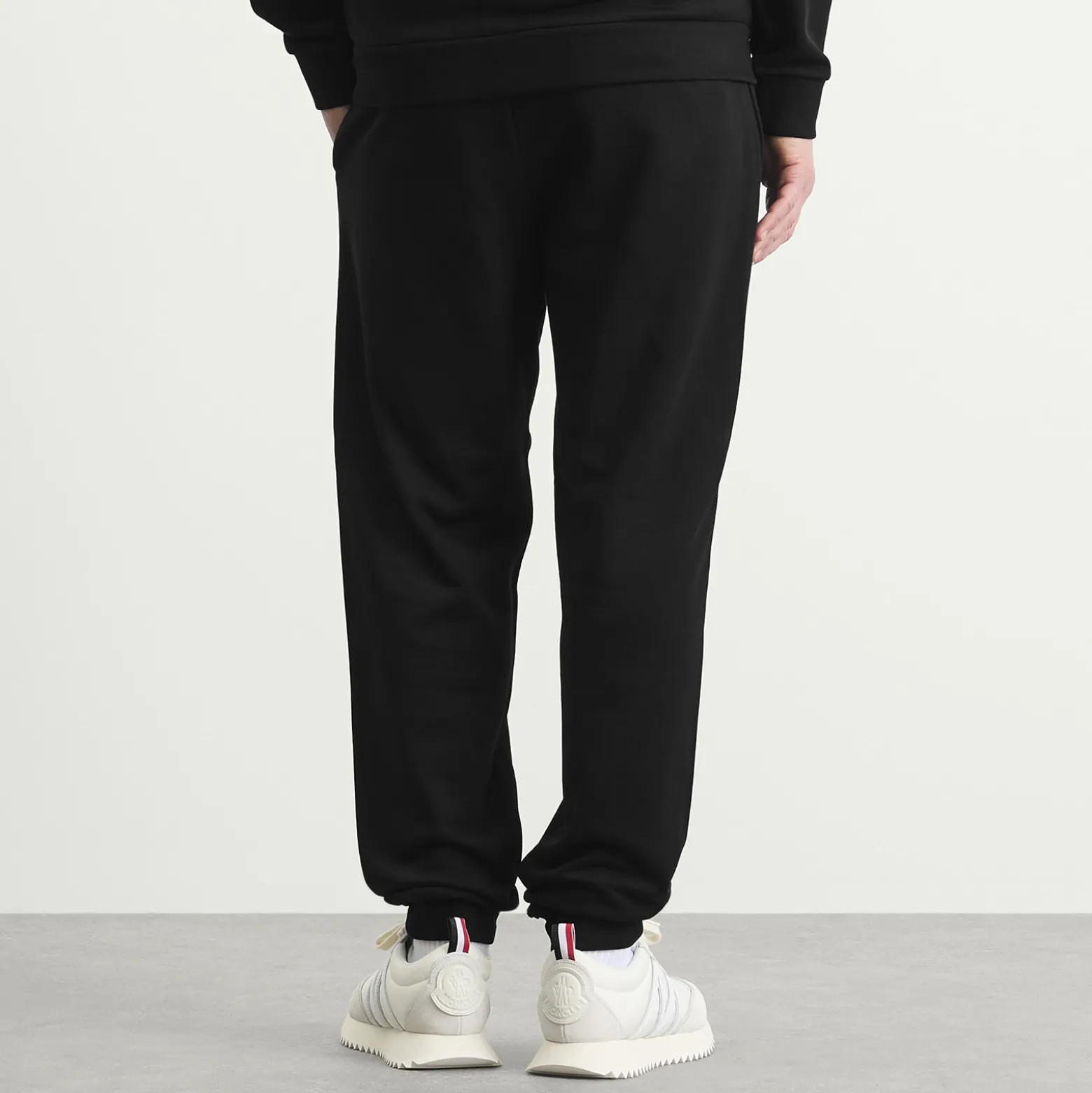Moncler Stripe Logo Sweatpants