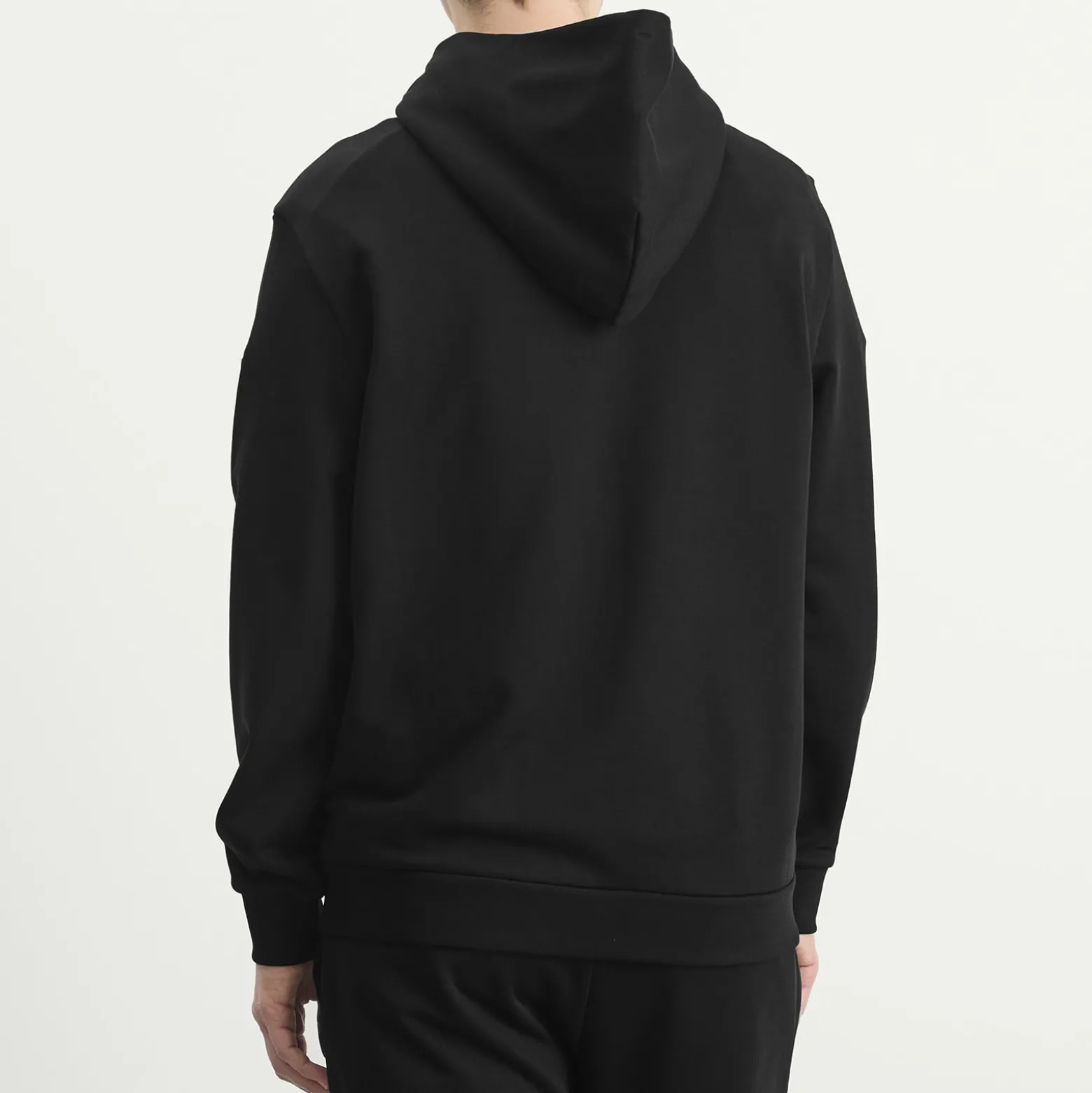Moncler Stripe Logo Zip Up Hoodie