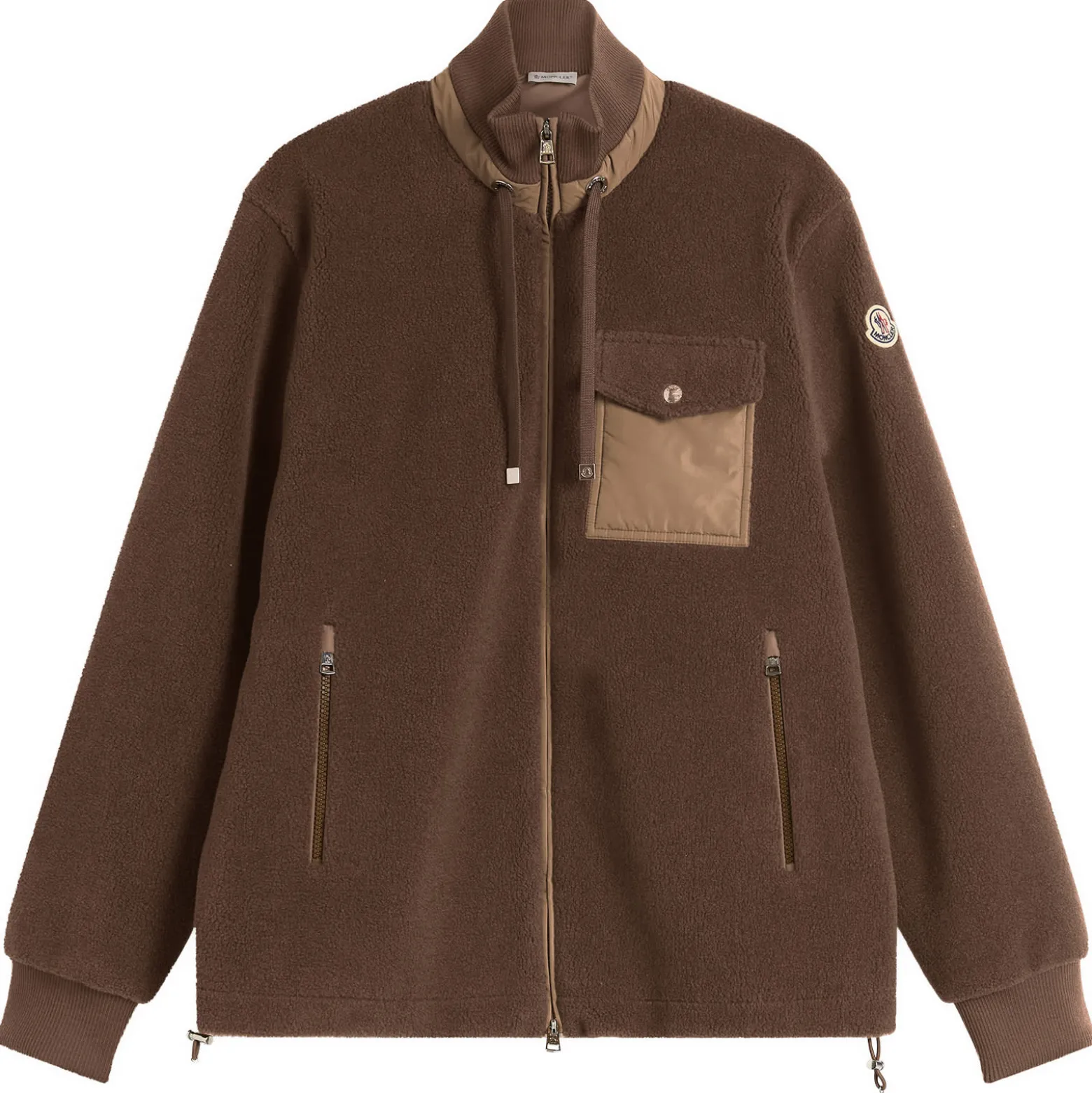 Moncler Teddy Fleece Zip Up Fleece
