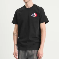 Moncler Triple Logo Heavy Cotton T-Shirt